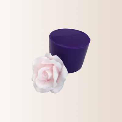 Silikonform 3D Mold Rose 6 Blumenform Gießform Seifen  Kerzenherstellung