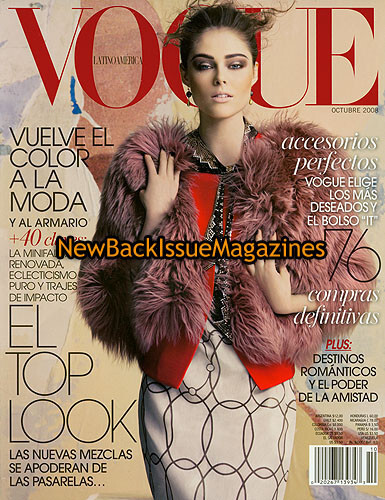 Spanish Vogue 10/08,Coco Rocha,October 2008,*BRAND NEW*,*LAST ONE* - Bild 1 von 1