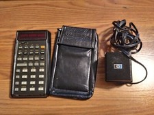 Hewlett Packard 45 Calculator with cases