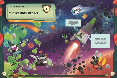 LEGO (R) Books: Build Your Own Story: Space Rescue (with over 100 LEGO bricks an - Picture 5 of 5