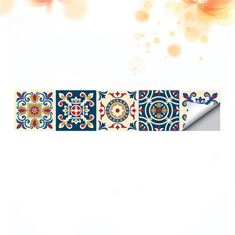 Retro Wallpaper Border Sticker Bathroom Tile Stickers Decal eBay