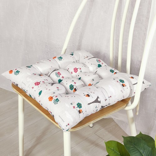 Square Cushion Tie on Chair Seat Pad Dining Room Kitchen Chair Cushion Office - Picture 8 of 39