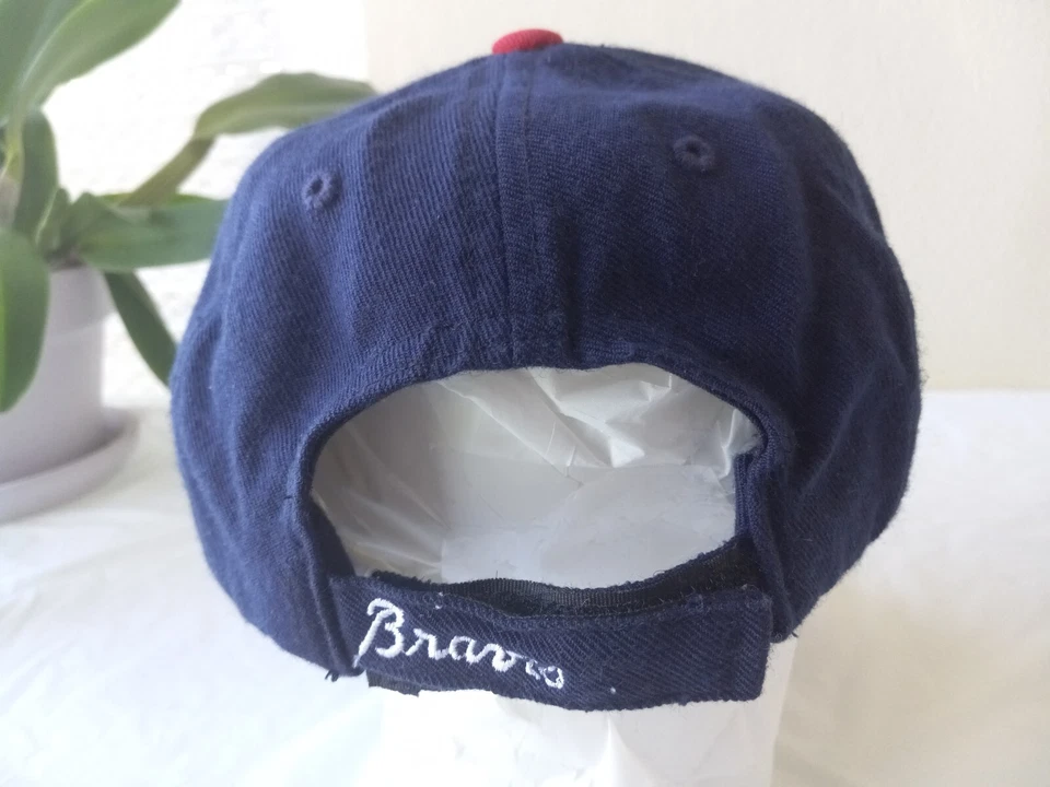 Autêntico Chapéu de Beisebol Masculino Snapback Diamond Collection Azul Marinho e Vermelho - Imagem 3 de 4