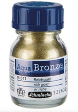 Lot Of 6 - Schmincke Aqua Bronze Rich Gold 20Ml - Damaged Box