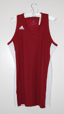 NWT adidas Women's Brick Red Team N3XT Prime Basketball Tank sz M