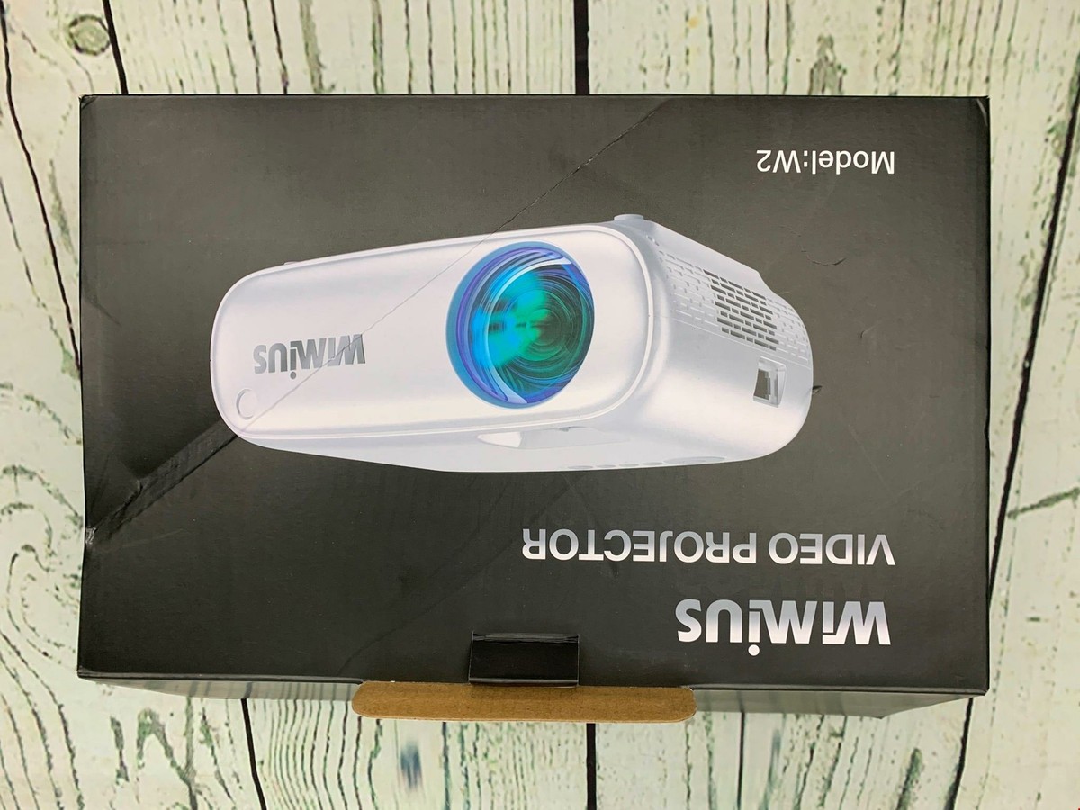 WiMiUS VIDEO PROJECTOR Model:W2 プロジェクター WiFi Portable Mini Projector Bluetooth Home Cinema W2 Support