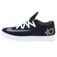 NIKE Big Kids Black Cool Grey KD Vulc Sneakers 642085 Sz 6.5Y 70 NWOB