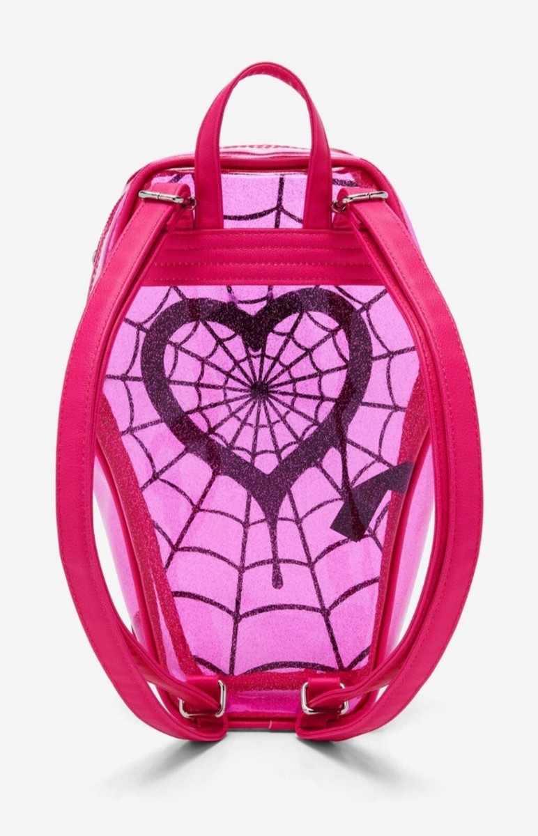 MONSTER HIGH HOT TOPIC Coffin Pink Translucent Backpack NWT | eBay