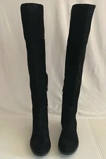 New  SAM EDELMAN PAM  Over The Knee High Boots For Women  Sz 6.5 Medium - Black
