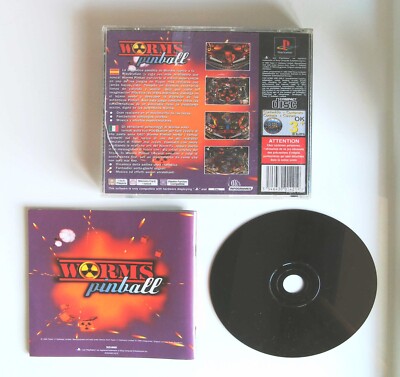 worms pinball juego para la sony ps1 play stati - Comprar Videojuegos y