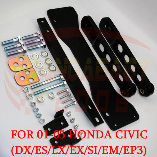 GD Control Arm Subframe Tie Bar kit For 2001-2005 HONDA CIVIC ES LX EX SI EM EP