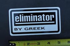 Eliminator The Greek Surfboards Huntington Beach OG V33B Vintage Surfing STICKER