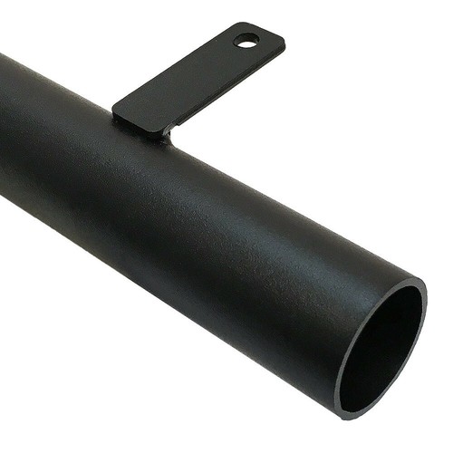 1 PAIR 11" Shelf Support Pipe Style L & R Rack Display Shelf Holder Matte Black - Picture 4 of 6