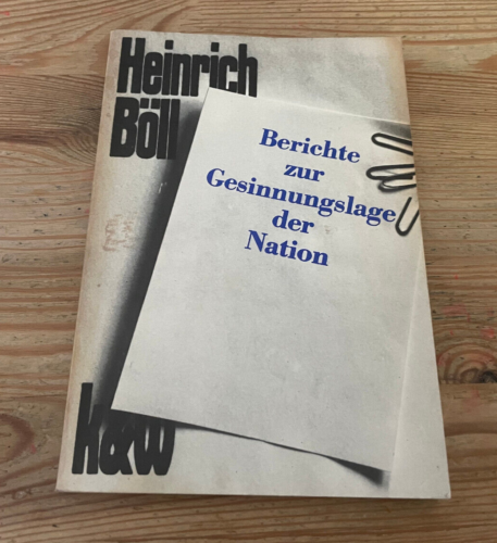 Sach Heinrich Böll - Berichte zur Gesinnungslage (64 s.) KIEPENHEUER & WITSCH TB - Bild 1 von 6