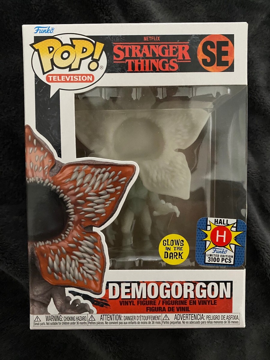 Funko Pop Stranger Things GITD White Demogorgon - SDCC 2022 Hall H 