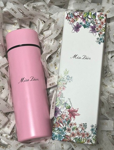 LIMITED ITEM! NEW w/box Christian Dior Stainless Tumbler Bottle Water Pink 0.13L