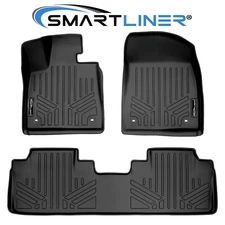 SMARTLINER Custom Fit Floor Mats 2 Row Liner Set All Weather 2016-2022 Lexus RXL