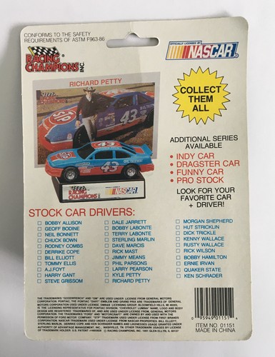 Brett Bodine #26 Quaker State Ford 1991 Racing Champions NASCAR 1:64 Diecast - Picture 2 of 12
