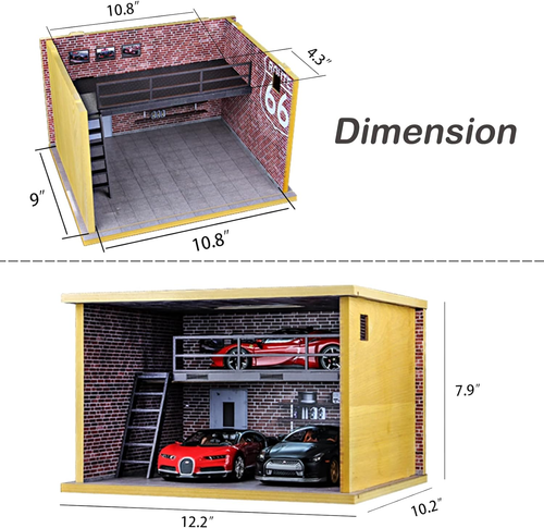 Display Case for 1/24 Scale Diecast Cars and Speed Champions Cars with Clear Acr - Picture 7 of 7