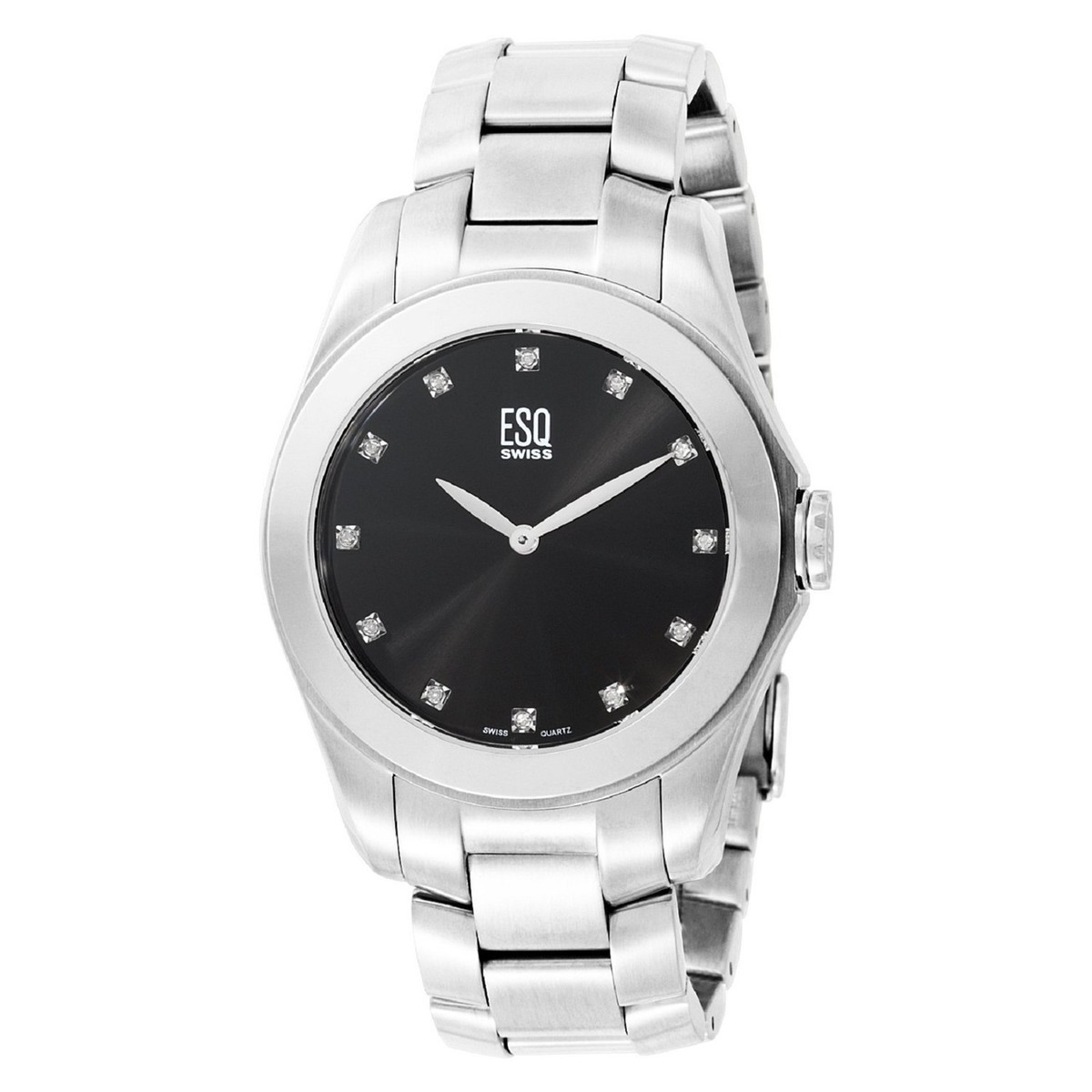 MOVADO 腕時計(クォーツ) シルバー/ブラック Movado BOLD Fusion Silver-Toned Metallic With Index