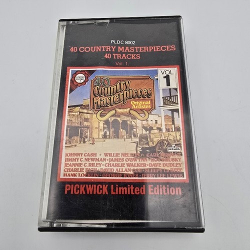 40 Country Music Masterpieces Vol 1 Cassette tape 1978 Audio Cassette Music tape - Picture 3 of 17
