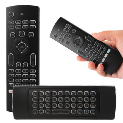 Hintergrundbeleuchtete Fly Air Maus Tastatur Fernbedienung für KODI TV BOX PC