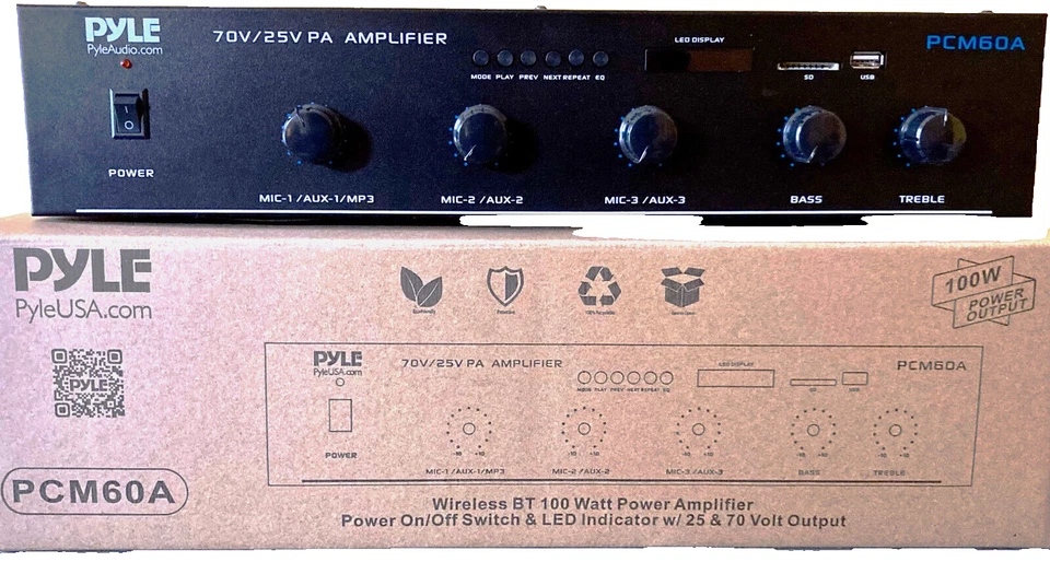 Pyle PCM60A 2 Channel Power Amplifier - Image 2 of 4
