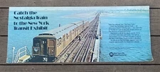 Vintage NY Subway Subway Car Ad For The New York Transit Exhibit Nostalgia Train