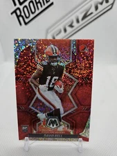 DAVID BELL 2022 Panini Mosaic #328 RC Red Sparkle Prizm SSP Rookie Browns