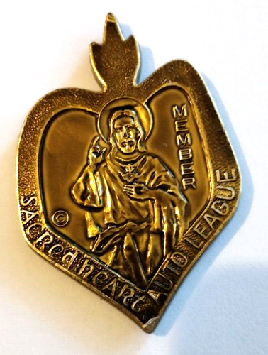 Sacred Heart Of Jesus Auto League Member Sacred Heart Badge