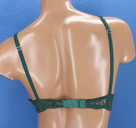 La Perla Studio 1 Lace Underwire Padded Insert Push Up Bra Size 32 #D9360