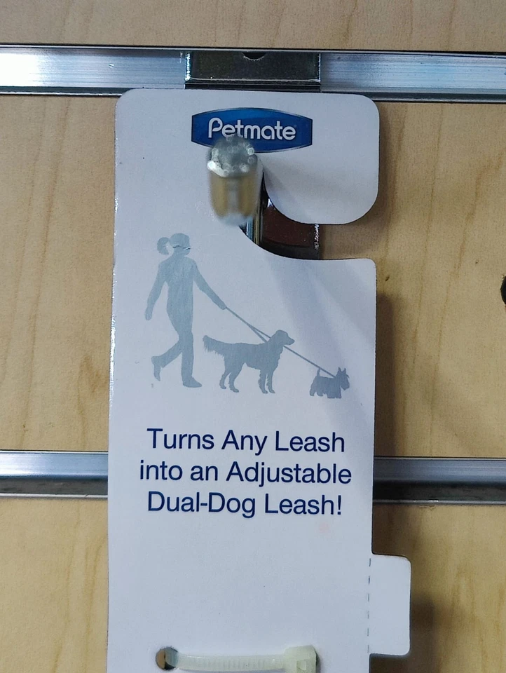 Extensión ajustable Petmate Take Two DUAL DOG 1" W X 24-36" L. Para mediano a grande Foto 4 de 4