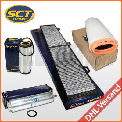Filterset / Inspektionspaket (4-tlg.) BMW 3er E90 E91 | 318d 320d bis 09/2007