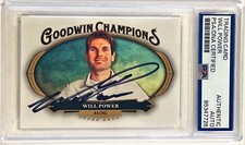 2020 UD Goodwin Champions Will Power IRL Indy Signed Auto Card #85 PSA DNA