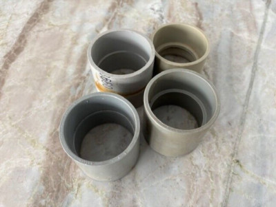 3-  2'' in. PVC Electrical Conduit Coupling & 1 conduit end Sunlight resistant