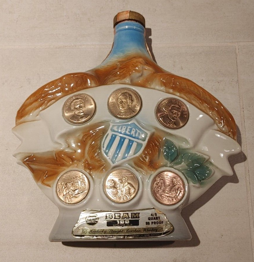 Jim Beam 100 Month Liberty Commemorative Bourbon Whiskey Decanter