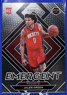 Jalen Green 2021-22 Panini Prizm Emergent Rookie Insert #15 Jalen Green 2021-22 Panini Prizm Emergent Rookie Insert #15