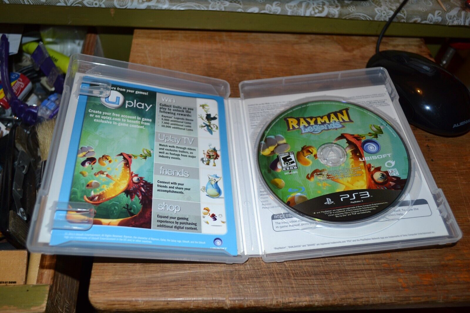 Rayman Legends Sony PlayStation 3 PS3 Video Game Working Tested