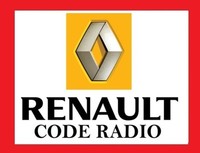 Code Autoradio Renault Scenic, Trafic, Laguna, Modus, Twingo, Clio, Megane