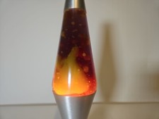 Lava 2125 14.5" Lava Lamp Pink/Purple/Yellow Motion  Glitter Model 2000