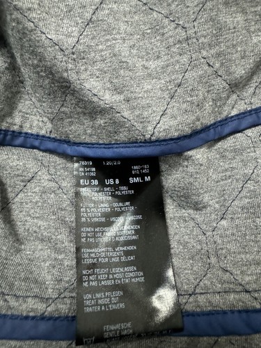 Bogner women’s lightweight quilted navy blue vest waistcoat EU38 US8 M p2p 18,9 - Picture 10 of 11