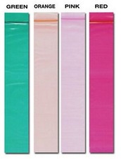 50 2"x12" ORANGE INCENSE ZIP POLY Bags 4 candles incense etc