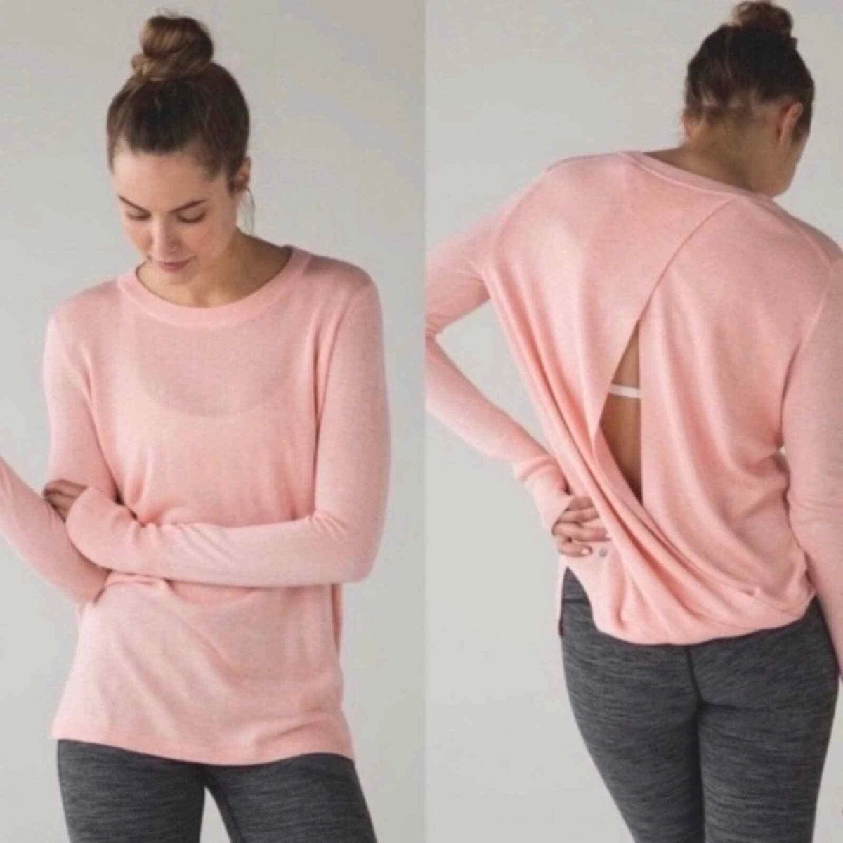 Lululemon pink sweater sale