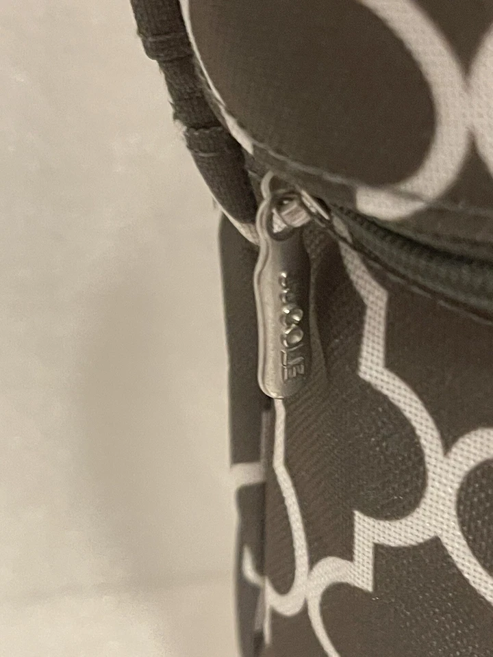 NUEVO JJ Cole botella aislada enfriador mantiene la botella fresca durante horas gris/blanco Foto 4 de 4