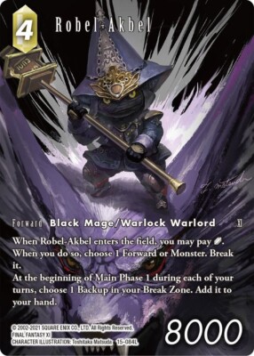 Robel-Akbel Full Art Foil - 15-084L NM - Final Fantasy