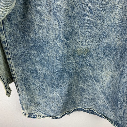 Chaqueta de Colección Lee Lavada Ácida Cuello de Pana Denim Plumero Tareas Mediana - Imagen 13 de 13