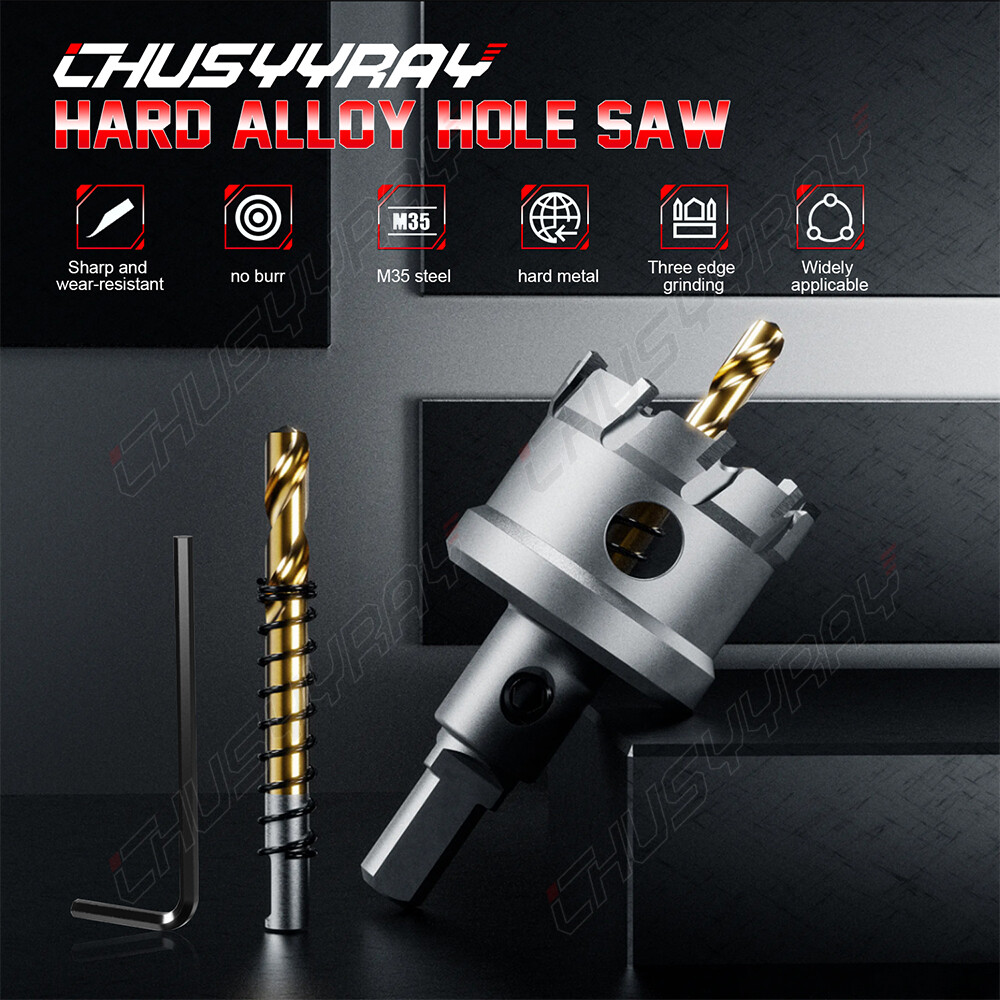 16-54mm Hole Saw Tooth HSS Steel Drill Bit Cutter Tool Metal Wood Alloy US