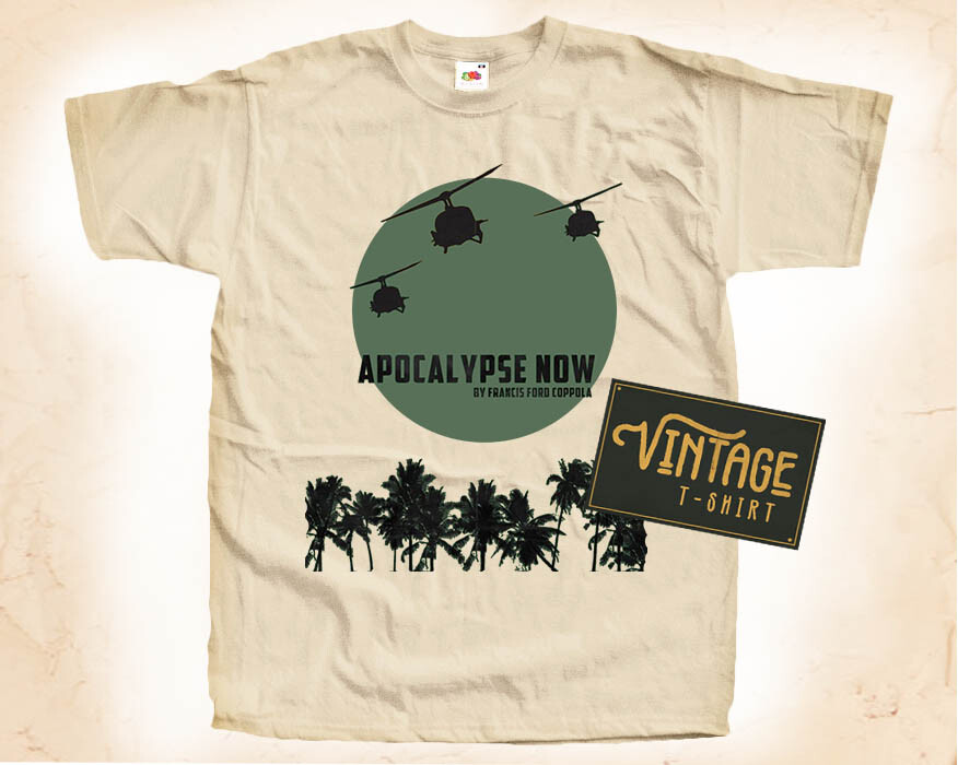 Apocalypse Now Natural color Vintage T Shirt for Men Woman DTG