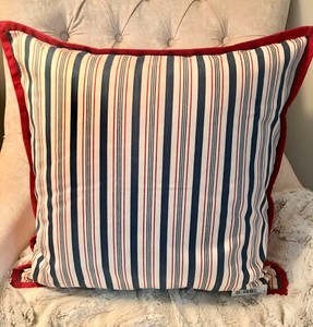 ticking stripe throw pillows