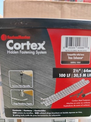 FastenMaster Cortex for Trex Enhance Decking Hidden Fastener 100LF Saddle 2-1/2 